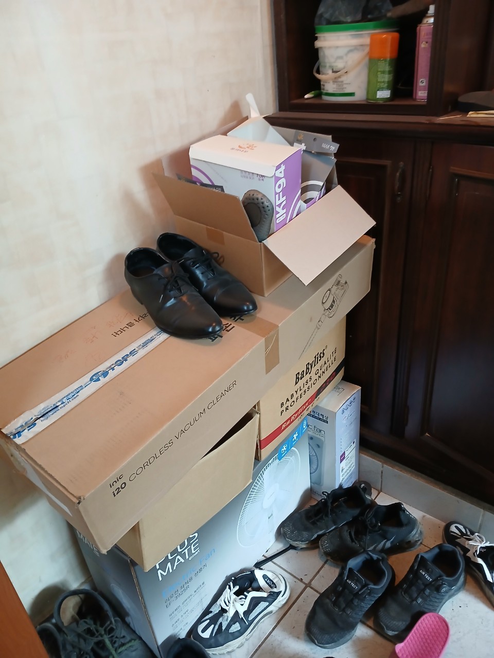 의령 이사폐기물처리 작업 전 폐기물 현장 사진 1