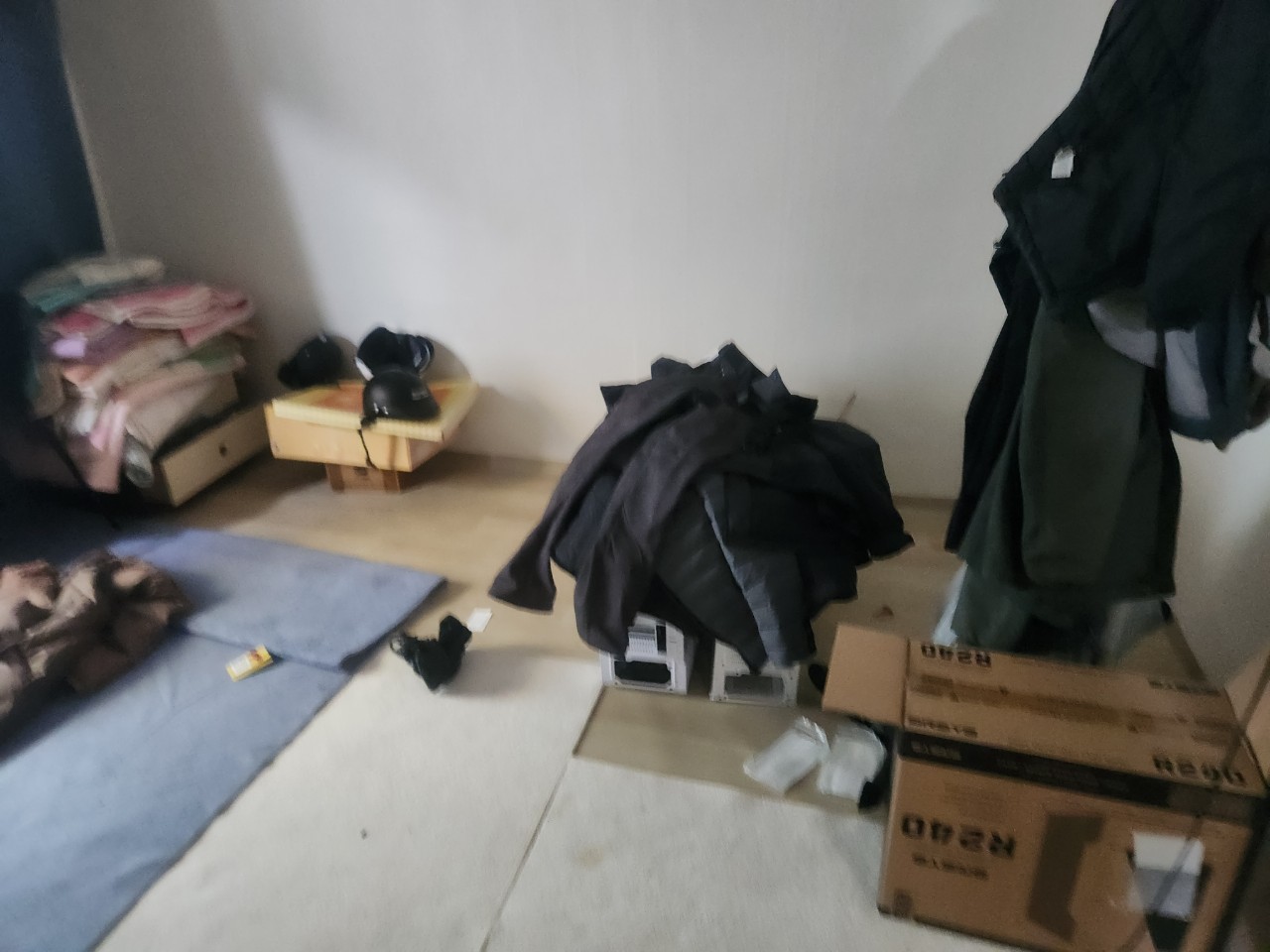울산 동구 가정폐기물처리 작업 전 폐기물 현장 사진 1