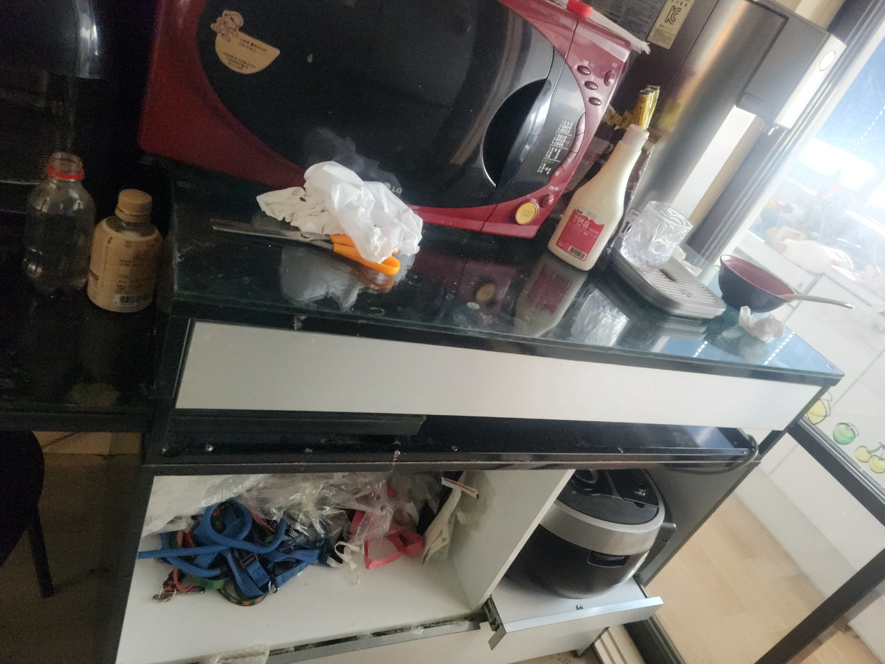 함안 가정폐기물처리 작업 전 폐기물 현장 사진 2