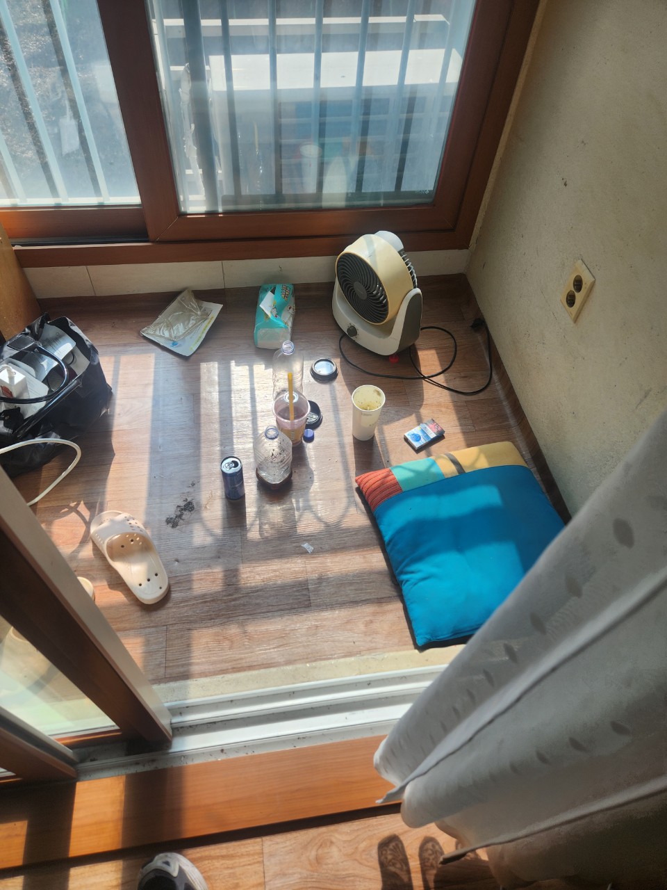 산청 폐기물처리 작업 전 현장 사진
