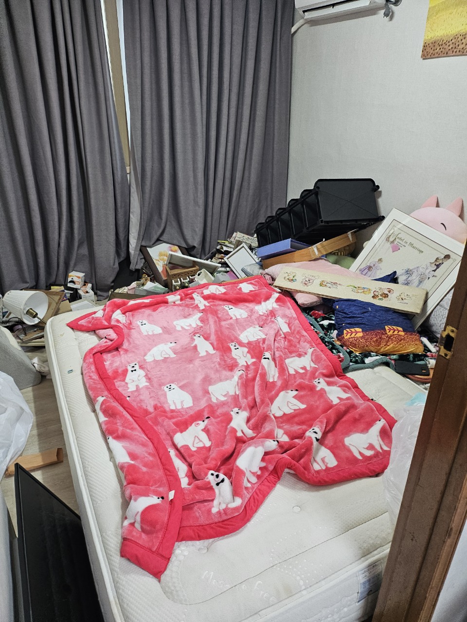 경남 고성 생활폐기물 작업 전 사진